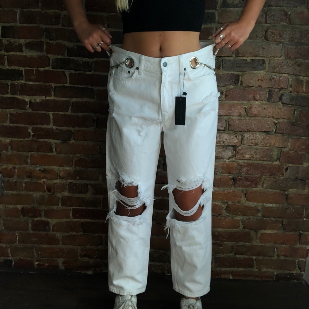 Chain front Hermia Jean Carmar Denim Los Angeles
